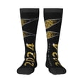 thumbnail image 1 of Naloa Happy New Year 2024 (2) Thigh High Socks Extra Long Stretchy Sock Women Over Knee High Opaque Stocking Daily Wear, 1 of 6