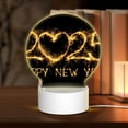 thumbnail image 1 of Naloa Happy New Year 2025 Acrylic LED Night Light Custom LED Lights Personalized Nightlight Customized Gifts for Family Couples Friends, 1 of 9