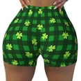 thumbnail image 1 of Naloa Happy St. Patrick's Day5 Biker Shorts for Women Seamless Scrunch Short Women’s Yoga Shorts for Gym Running Sport Shorts - Medium, 1 of 9