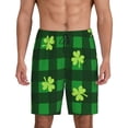 thumbnail image 1 of Naloa Happy St. Patrick's Day5 Men's Short Pajama Pants, Lounge Comfort Shorts with Elasticized Waistband and Side Pockets - XX-Large, 1 of 9