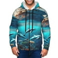 thumbnail image 1 of Naloa Hawaiian Ship Dolphin Men’s Hoodies, Zip up Hoodie, Sweatshirts,Hoodies for Men Sizes S-3XL-XX-Large, 1 of 5