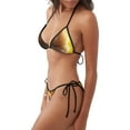 thumbnail image 1 of Naloa Hawaiian Style Guinea Pig Print Women Halter Bikini Set ,Two Piece Triangle Swimsuit,Tie Bathing Suit,Sexy Triangle Two Piece Swimwear, 1 of 5