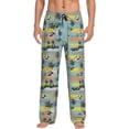 thumbnail image 1 of Naloa Hawaiian Style Pajama Pants Men, PJ Bottoms, Sleep & Lounge Pants-X-Large, 1 of 6