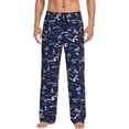 thumbnail image 1 of Naloa Hawaiian Style Pajama Pants Men, PJ Bottoms, Sleep & Lounge Pants-XX-Large, 1 of 6