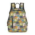 thumbnail image 1 of Naloa Hawaiian Style Print Lightweight DayBackpack Suitable for school, work, shopping, travel, etc., 1 of 5