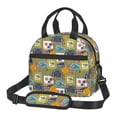 thumbnail image 1 of Naloa Hawaiian Style Print Lunch Bag for Women & Men Insulated Lunch Box or Cooler Lunch Tote Bags for Work, Travel, Outdoor, 1 of 5