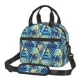 thumbnail image 1 of Naloa Hawaiian Style Print Lunch Bag for Women & Men Insulated Lunch Box or Cooler Lunch Tote Bags for Work, Travel, Outdoor, 1 of 5