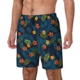 thumbnail image 1 of Naloa Hawaiian Style Print Men Swim Trunks with Compression Liner ,Board Shorts,Men's Swim Shorts with Drawstring and Elastic Waistband-XX-Large, 1 of 6