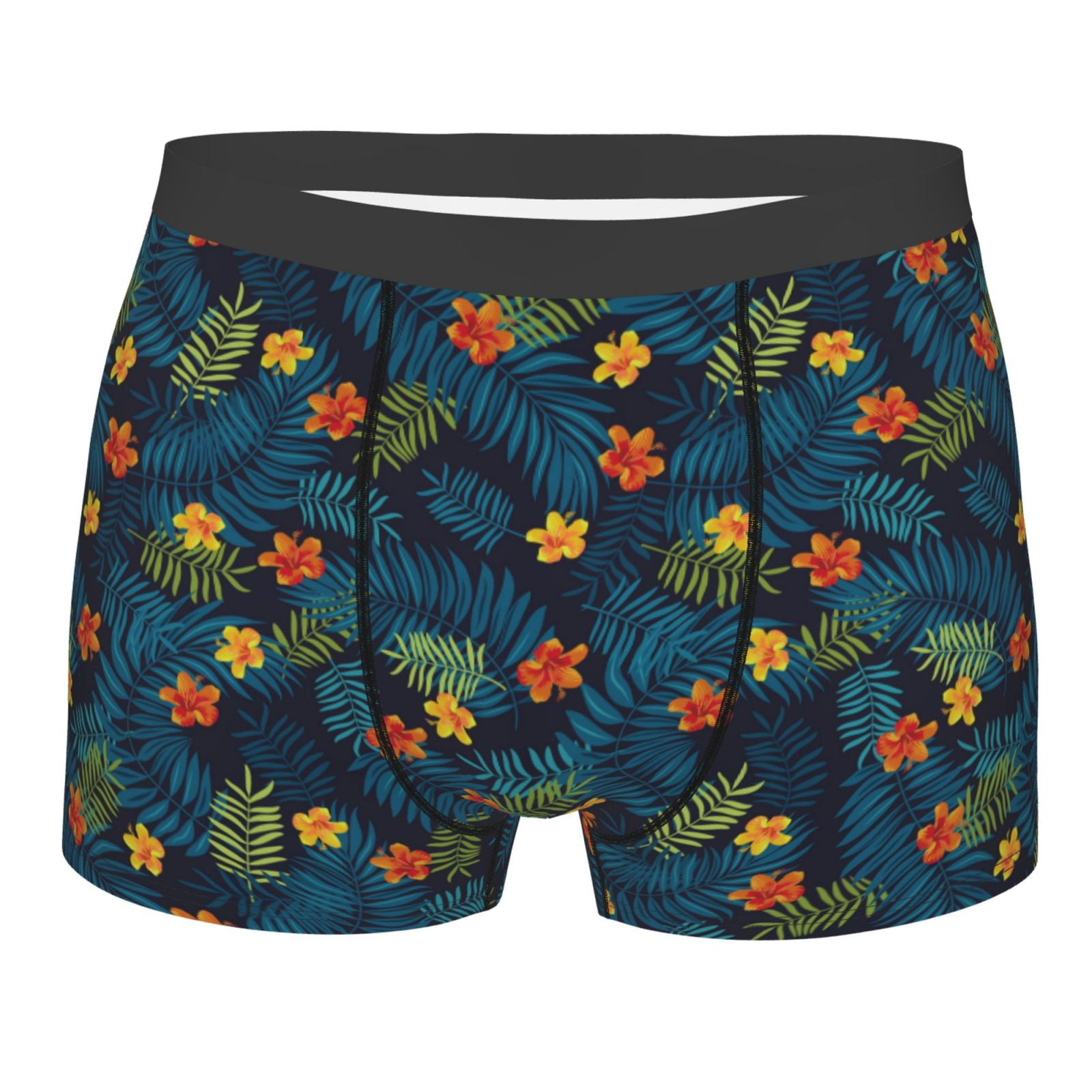 Naloa Hawaiian Style Print Mens Underwear - Boxers for Men, Classic ...
