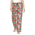 thumbnail image 1 of Naloa Hawaiian Style Print Women’s Ultra-Soft Comfy Pajama Lounge Pants with Pockets & Drawstring, 1 of 8