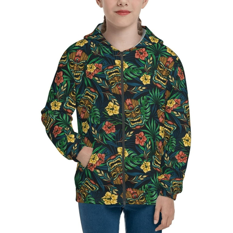 Hawaiian zip up hoodies sale