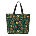 thumbnail image 1 of Naloa Hawaiian Tribal Mask Tote Bag for Women Large Capacity Shoulder Bag for College Work Travel Shopping, 1 of 8