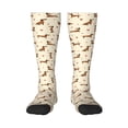 thumbnail image 1 of Naloa Heart Dachshund Thigh High Socks Extra Long Stretchy Sock Women Over Knee High Opaque Stocking Daily Wear, 1 of 6