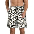 thumbnail image 1 of Naloa Heart Leopard Men's Beach Shorts, Surfing shorts, Swim trunks, Quick Dry Swim Trunks for Surfing Beach Fun - 3X-Large, 1 of 9