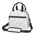 thumbnail image 1 of Naloa Heart Rabbit Print Lunch Bag for Women & Men Insulated Lunch Box or Cooler Lunch Tote Bags for Work, Travel, Outdoor, 1 of 5