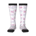 thumbnail image 1 of Naloa Heart Rabbit Thigh High Socks Extra Long Stretchy Sock Women Over Knee High Opaque Stocking Daily Wear, 1 of 6