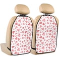 thumbnail image 1 of Naloa Hearts 2Pcs Anti-Kick Back Seat Cover Kick Mat, Car Seat Protector with 3 Storage Pockets, 1 of 8