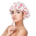 thumbnail image 1 of Naloa Hearts Adjustable Hair Bonnet for Sleeping, Hair Wrap Sleep Cap Turban for Women Men, Curly Straight Hair Long Large Braid Unisex, 1 of 6