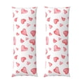 thumbnail image 1 of Naloa Hearts Super Soft 20x60 Body Pillow Case,Long Side Hidden Zipper（PILLOWS ARE NOT INCLUDED）, 1 of 6