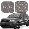 thumbnail image 1 of Naloa Hedgehogs and Flowers1 2 Piece Foldable Car Sun Shades, Car Windshield Sunshade, Front Window Sunshade for Car, Truck, SUV - Medium, 1 of 7