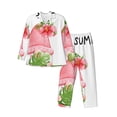 thumbnail image 1 of Naloa Hello Summer Gnome Men’s Pajamas Set - Long Sleeve Button Down Sleep Shirt and Pajama Bottoms Sleepwear Set-Large, 1 of 7