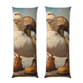 thumbnail image 1 of Naloa Hiking Duck Super Soft 20x60 Body Pillow Case,Long Side Hidden Zipper（PILLOWS ARE NOT INCLUDED）, 1 of 6