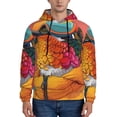 thumbnail image 1 of Naloa Hip Hummingbird In Jacket Men's Casual Hooded Collar Drawstring Hoodies Pullover Sweatshirts Casual Long Sleeve Shirts-Medium, 1 of 7