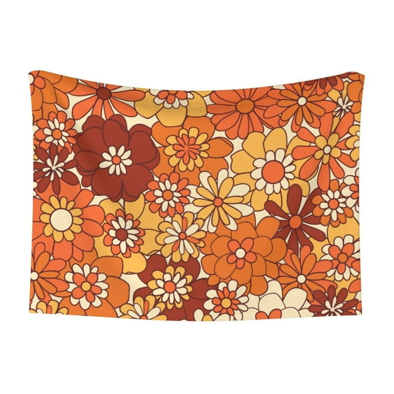Naloa Hippie Flower Dog Blanket, 3 Sizes Cat Blanket for Indoor Cats Large Medium Small Dog Gifts-Large