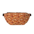 thumbnail image 1 of Naloa Hippie Flower Print Running Belts for Men Women,Running Fanny Pack with 2-Zipper Pockets,Waterproof Waist Pack for Travel Hiking Running Outdoor Sports, 1 of 8