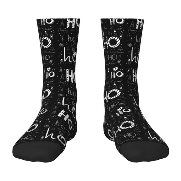 Naloa Ho-Ho-Ho 2 Kids Socks Unisex Kids and Toddlers' Crew Socks, ,1 Pairs