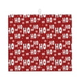 thumbnail image 1 of Naloa Ho-Ho-Ho Dish Drying Mat for Kitchen Counter, Heat Resistant Drainer Mats, Absorbent Draining Mat,Dish Rack Pad,16"x18", 1 of 8