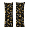 thumbnail image 1 of Naloa Hohey Bee Golden Embroidery Body Pillow Cover, Pillowcases with Hidden Zipper Breathable Long Pillow Case (Pillows are not included,20x54 inch), 1 of 7