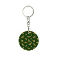 thumbnail image 1 of Naloa Hohey Bee Print Round Keychain Keychain Key Ring, Key Tag, Key Chain Bulk for Gift Accessories (Round), 1 of 7