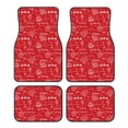 thumbnail image 1 of Naloa Hohoho1 Car Foot Mat Set of 4 Pieces - Universal Floor Liner Neoprene Full Set Floor Mats for Cars Trucks SUV, 1 of 7