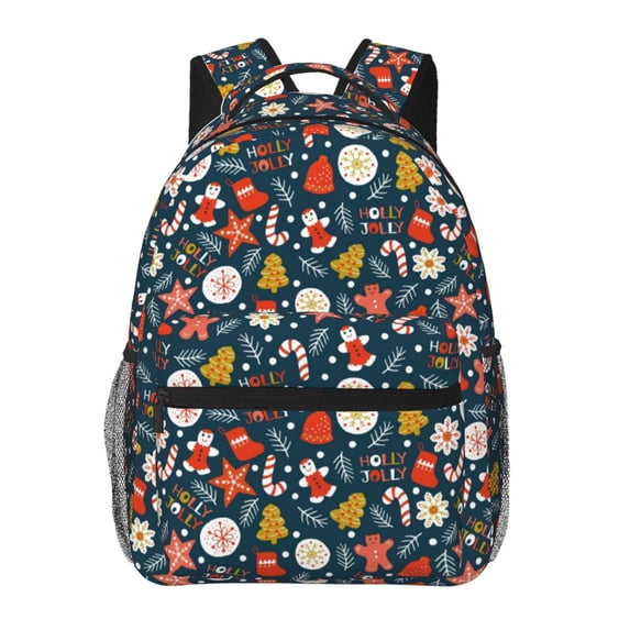 Naloa Holiday Christmas Cookies Print Solid Color Tie Formal Necktie for Men，Suitable for business, daily life, work