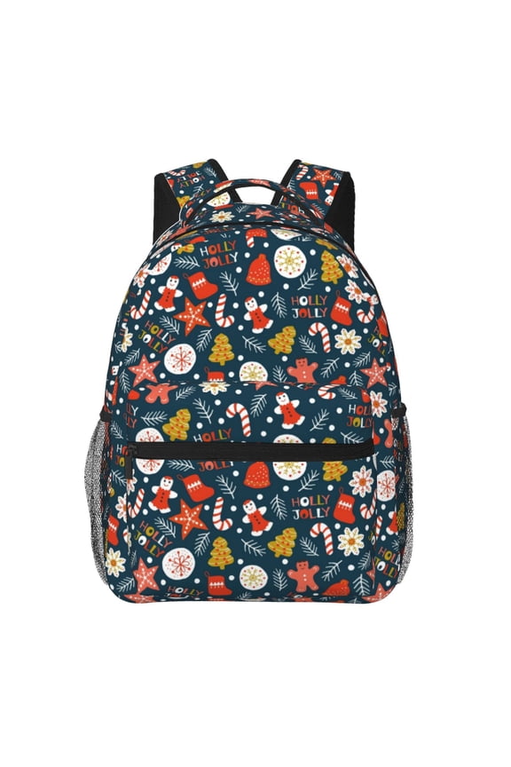 Holiday Christmas Cookies Print Solid Color Tie Formal Necktie for MenSuitable for business, daily life, work