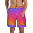 thumbnail image 1 of Naloa Holiday Shiny Men's Beach Shorts, Surfing shorts, Swim trunks, Quick Dry Swim Trunks for Surfing Beach Fun - Medium, 1 of 9