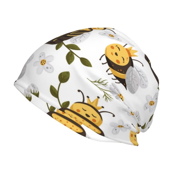 Naloa Honey Bee Insect Beanie for Men Women Knitted Unisex Winter Hat Beanies Cap Knit Cuffed Beanies Hats