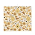 thumbnail image 1 of Naloa Honey Honeycomb Dish Drying Mat for Kitchen Counter, Heat Resistant Drainer Mats, Absorbent Draining Mat,Dish Rack Pad,16"x18", 1 of 8