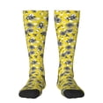 thumbnail image 1 of Naloa Honeybee Thigh High Socks Extra Long Stretchy Sock Women Over Knee High Opaque Stocking Daily Wear, 1 of 6