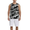 thumbnail image 1 of Naloa Horse Silhouette Basketball Jersey Reversible Men's Mesh Athletic Sports Shirts Training Practice S-4XLLarge, 1 of 6