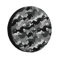thumbnail image 1 of Naloa Horse Silhouette PVC Leather Spare Tire Wheel Cover for Car Truck SUV Camper Trailer Universal Fit many size15 inch, 1 of 6