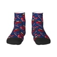 thumbnail image 1 of Naloa Hot Cocoa Snowflake Mittens Ankle Socks for Women Non Slip Socks No Show Socks Classic Low Cut Casual Socks Casual Socks, 1 of 7