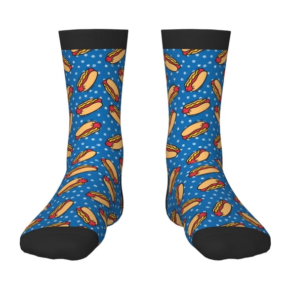 Naloa Hot Dog 1 Kids Socks Unisex Kids and Toddlers' Crew Socks, ,1 Pairs