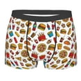 thumbnail image 1 of Naloa Hot Dog Pizza Print Mens Underwear - Boxers for Men, Classic Briefs for Men, 1 of 9