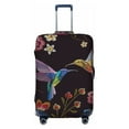 thumbnail image 1 of Naloa Humming Bird And Tropical Flowers Embroidery Elastic Suitcase Protector, Travel Suitcase Protector Cover Fits 18-32in Suitcase - X-Large, 1 of 9
