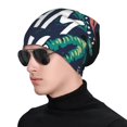 thumbnail image 1 of Naloa Hungry Tyrannosaurus Soft Beanie Hat, Knit Beanie Daily Beanie in Fine Knit for Women Men Winter Travel, Outdoor, 1 of 7