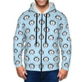 thumbnail image 1 of Naloa Husky Head Men’s Hoodies, Zip up Hoodie, Sweatshirts,Hoodies for Men Sizes S-3XL-Large, 1 of 5