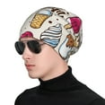 thumbnail image 1 of Naloa Ice Cream Soft Beanie Hat, Knit Beanie Daily Beanie in Fine Knit for Women Men Winter Travel, Outdoor, 1 of 7