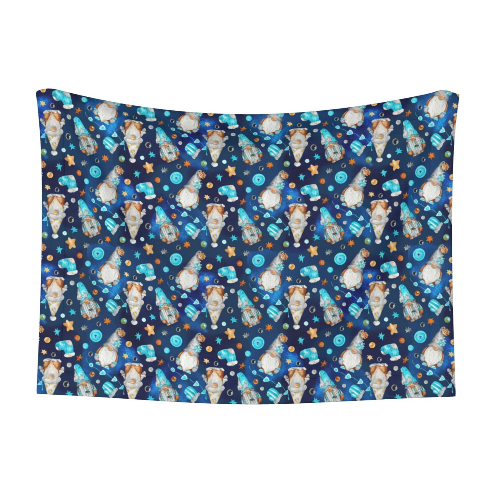 Naloa Ice blue old man cute winter Dog Blanket, 3 Sizes Cat Blanket for Indoor Cats Large Medium Small Dog Gifts-Small